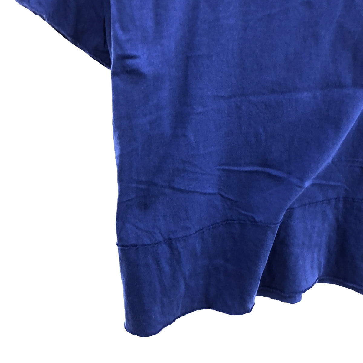 抽屜 |船領超大喇叭廓形剪裁和縫製 T 卹 | 1 |藍色 |女性的