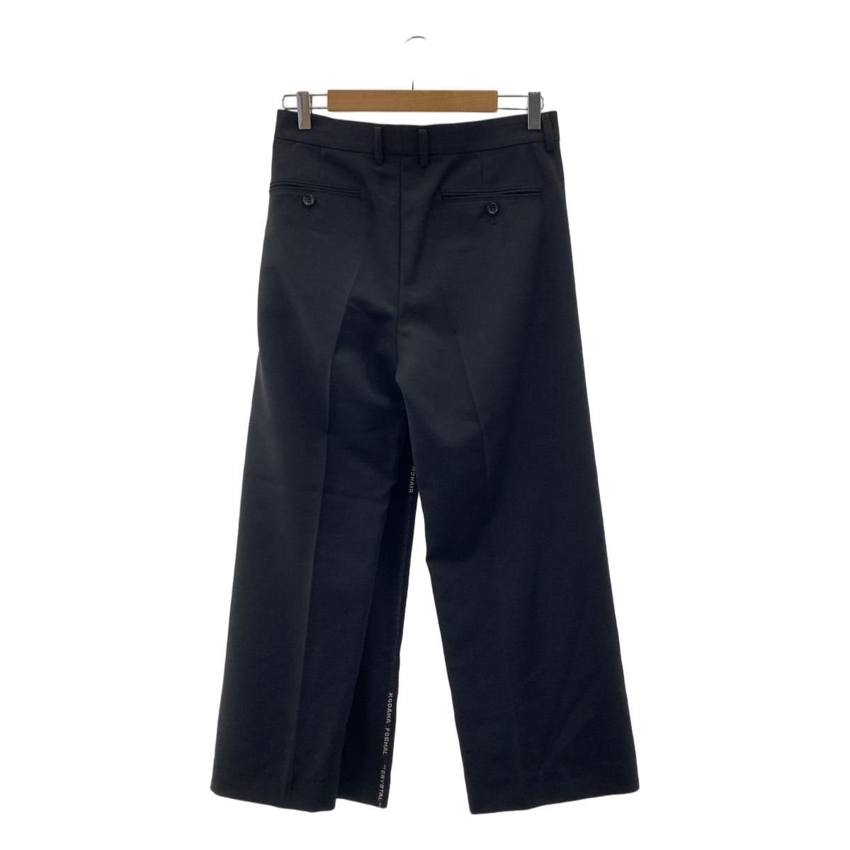 JUNYA WATANABE COMME des GARCONS / ジュンヤワタナベ | 2023SS | KODAMA FORMAL / 変形 ロゴ オーバー ワイド パンツ | S | レディース