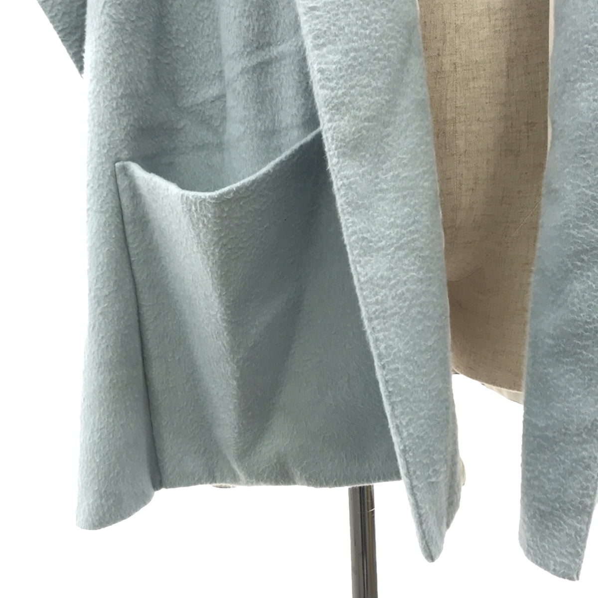 seya. / Seya | COAST CAPE JACKET BEAVER MOLESKIN Beaver moleskin cape jacket | 1 | Blue | Women's