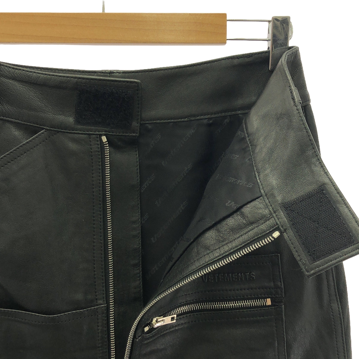VETEMENTS / ヴェトモン | フロントジップ アシンメトリースカート | S | レディース