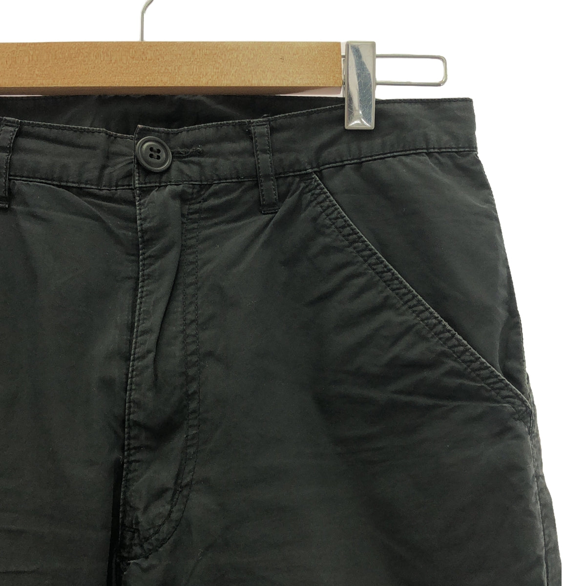 COMME des GARCONS HOMME PLUS / コムデギャルソンオムプリュス | コットン パンツ | SS | ブラック | メンズ