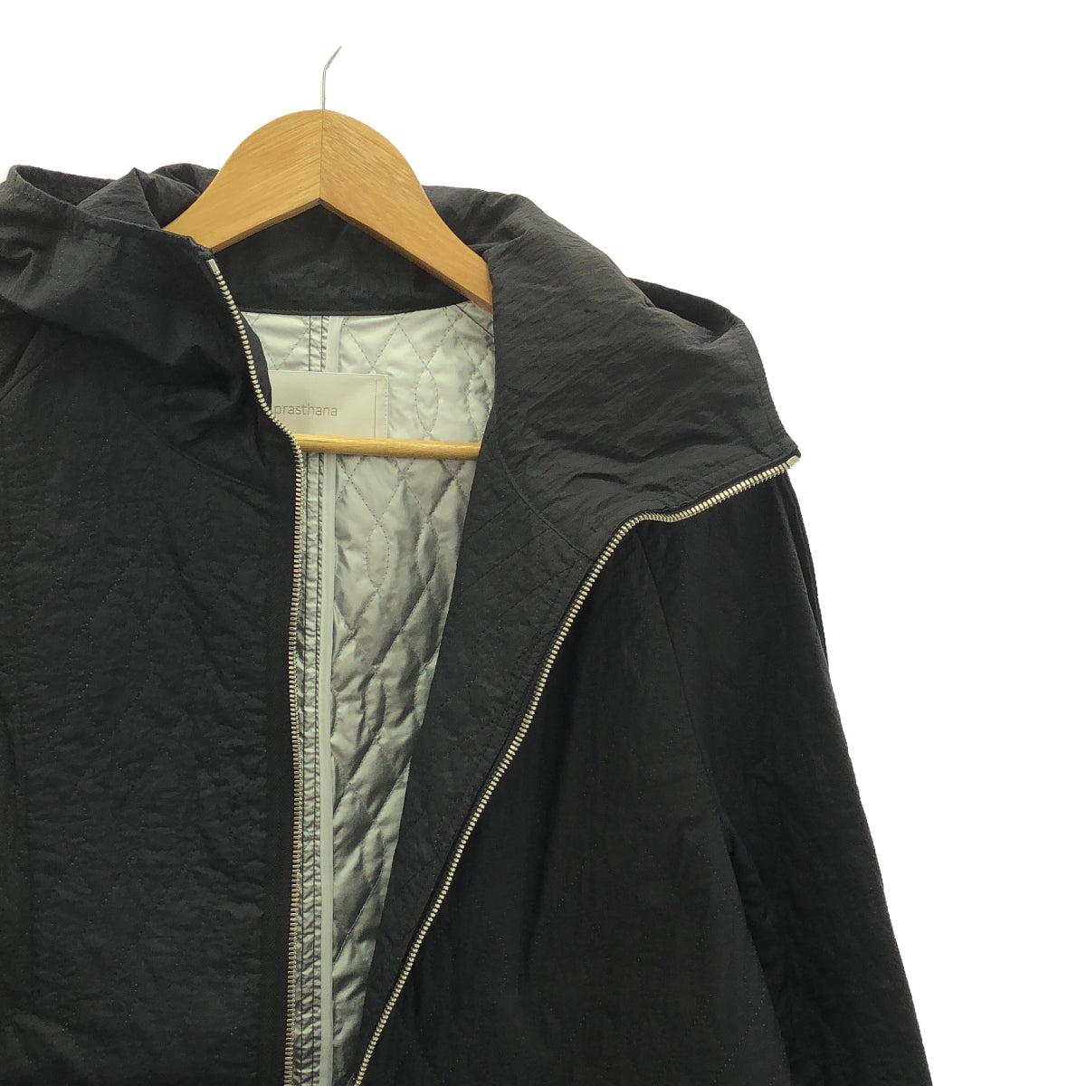 【新品】 prasthana / プラスターナ | quilting field coat | S | ブラック | メンズ
