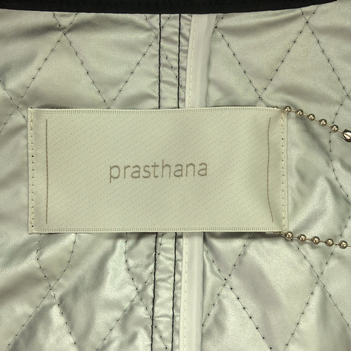 【新品】 prasthana / プラスターナ | quilting field coat | S | ブラック | メンズ