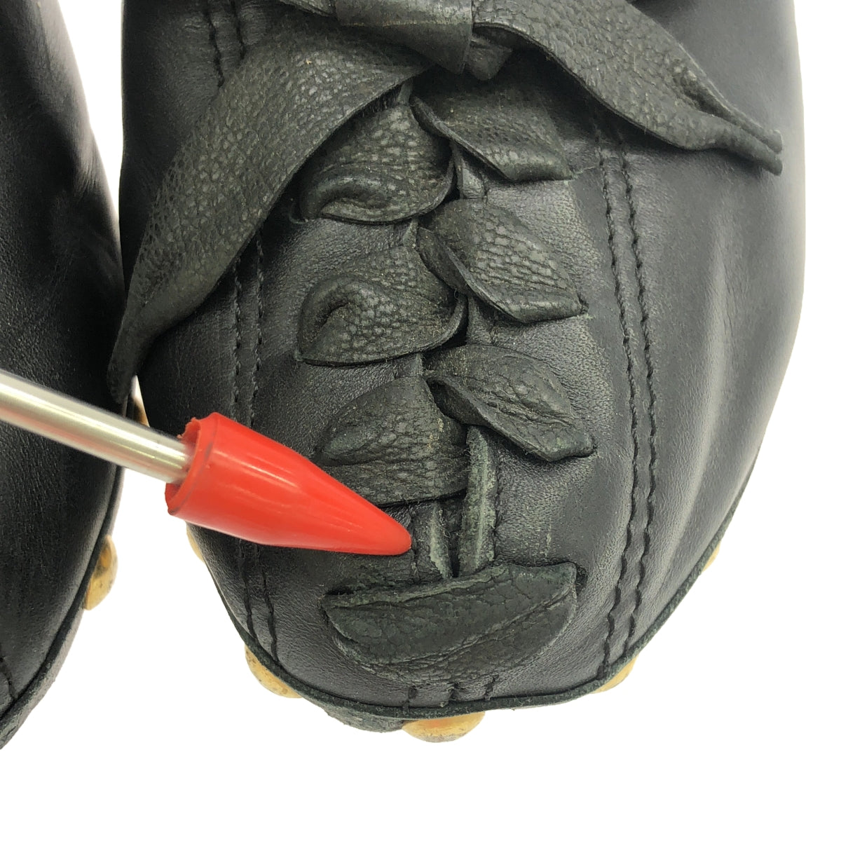 miu miu / Miu Miu | Leather lace-up wood sole mule sandals | 36 | Women's