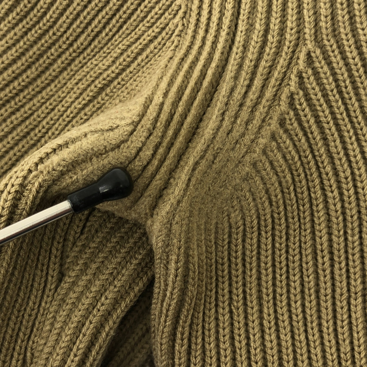 AURALEE / オーラリー | SUPER FINE WOOL RIB KNIT V NECK P/O リブ ニット | 1 | レディース