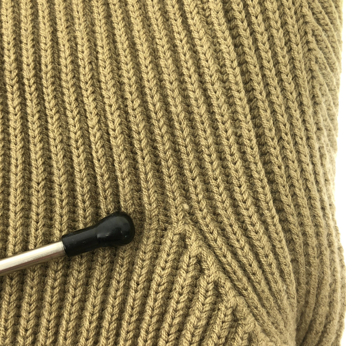 AURALEE / オーラリー | SUPER FINE WOOL RIB KNIT V NECK P/O リブ ニット | 1 | レディース