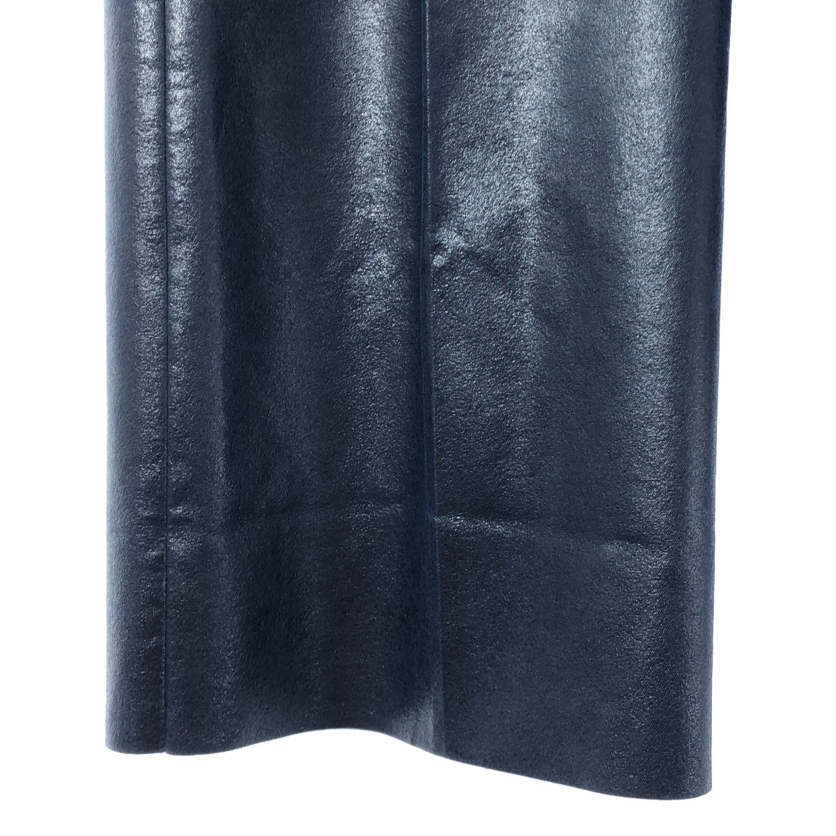 【美品】 SUPPORT SURFACE / サポートサーフェス | × STRASBURGO ストラスブルゴ別注 フェイクレザー タック ワイドパンツ | 1 | ネイビー | レディース