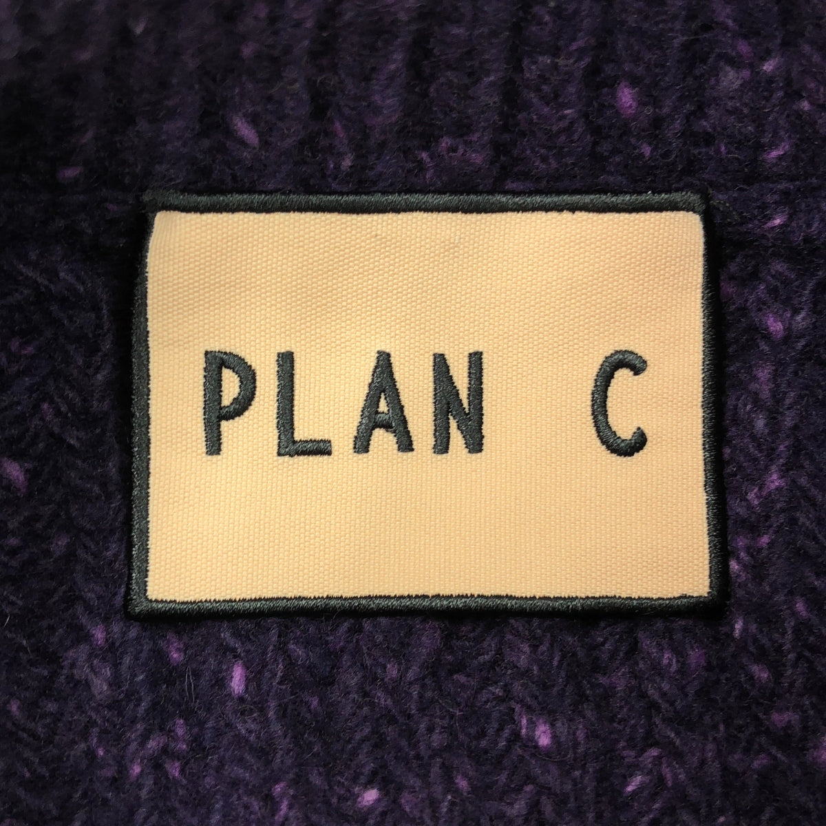 Plan C / プランシー | カシミヤ混 ワイド リブ クルーネックニット | 42 | レディース