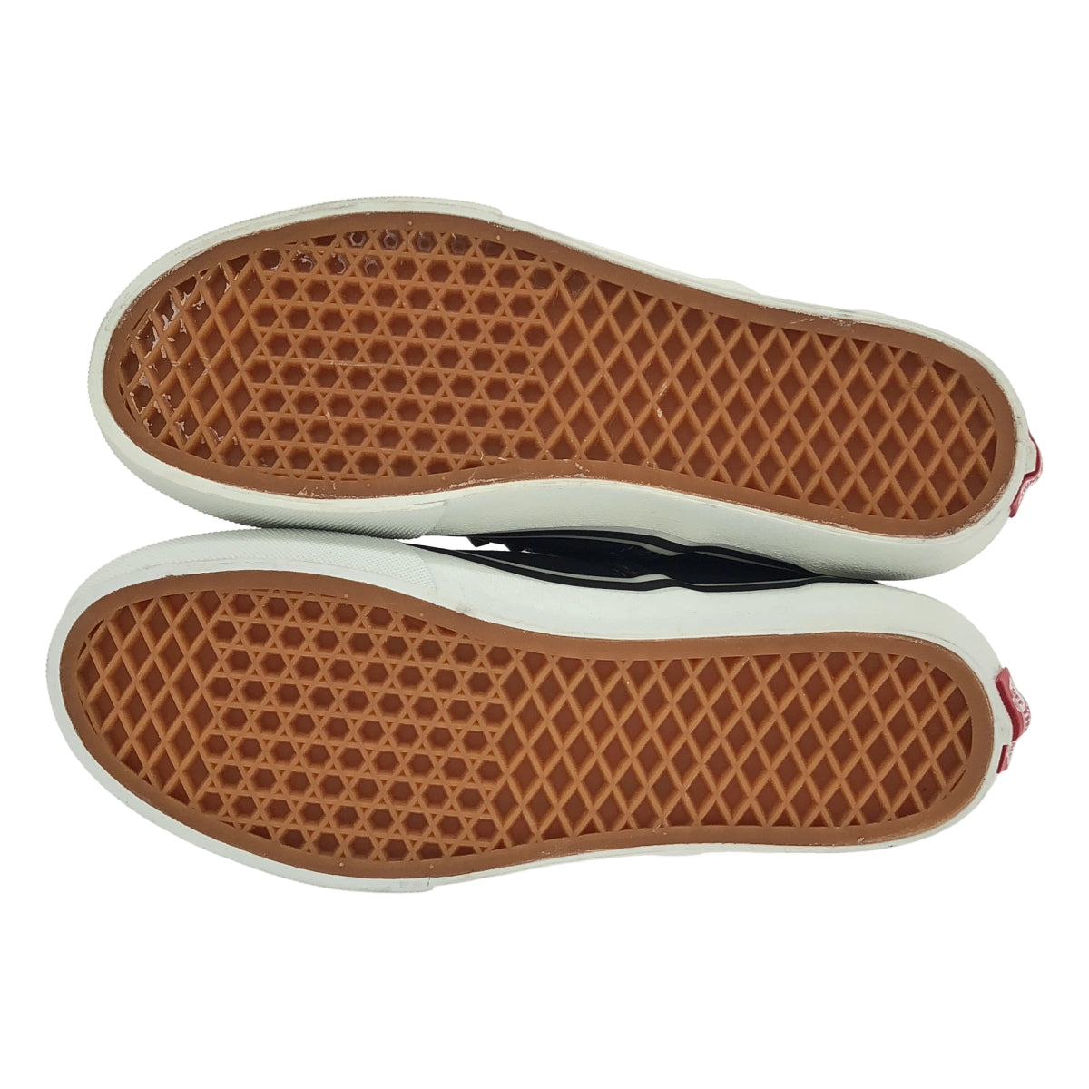 【미품】 VELVETJAM / 벨벳 잼 | VANS 커스텀 스터드 로우 컷 스니커즈 | 24 | 다크 브라운 / 블랙 | 여성