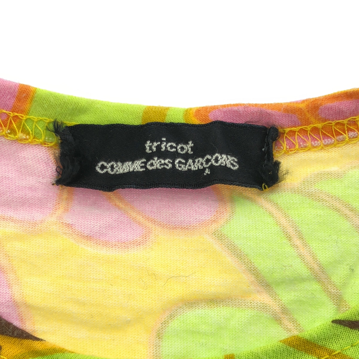 tricot COMME des GARCONS / トリココムデギャルソン | 2004SS | コットン 総柄 フラワー プリント タンクトップ カットソー |