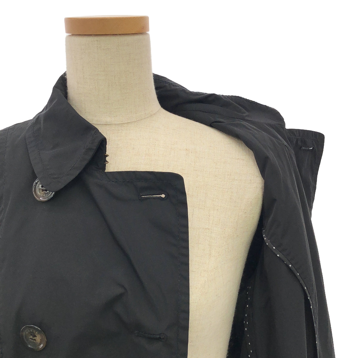 WEEKEND MAX MARA / ウィークエンドマックスマーラ | ベルテッド トレンチコート | 42 | ブラック | レディース