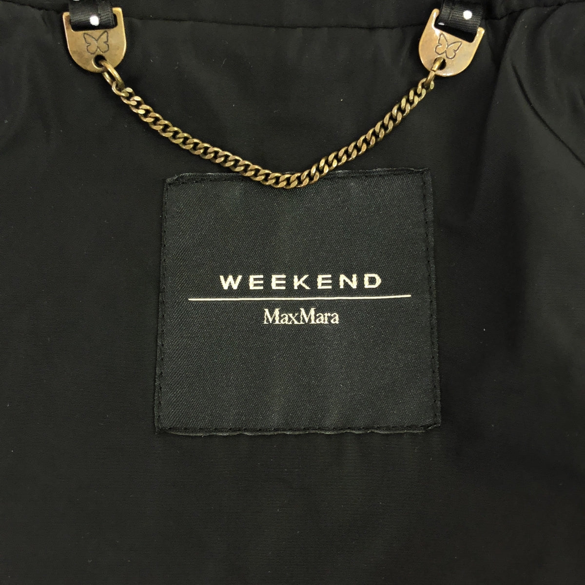 WEEKEND MAX MARA / ウィークエンドマックスマーラ | ベルテッド トレンチコート | 42 | ブラック | レディース