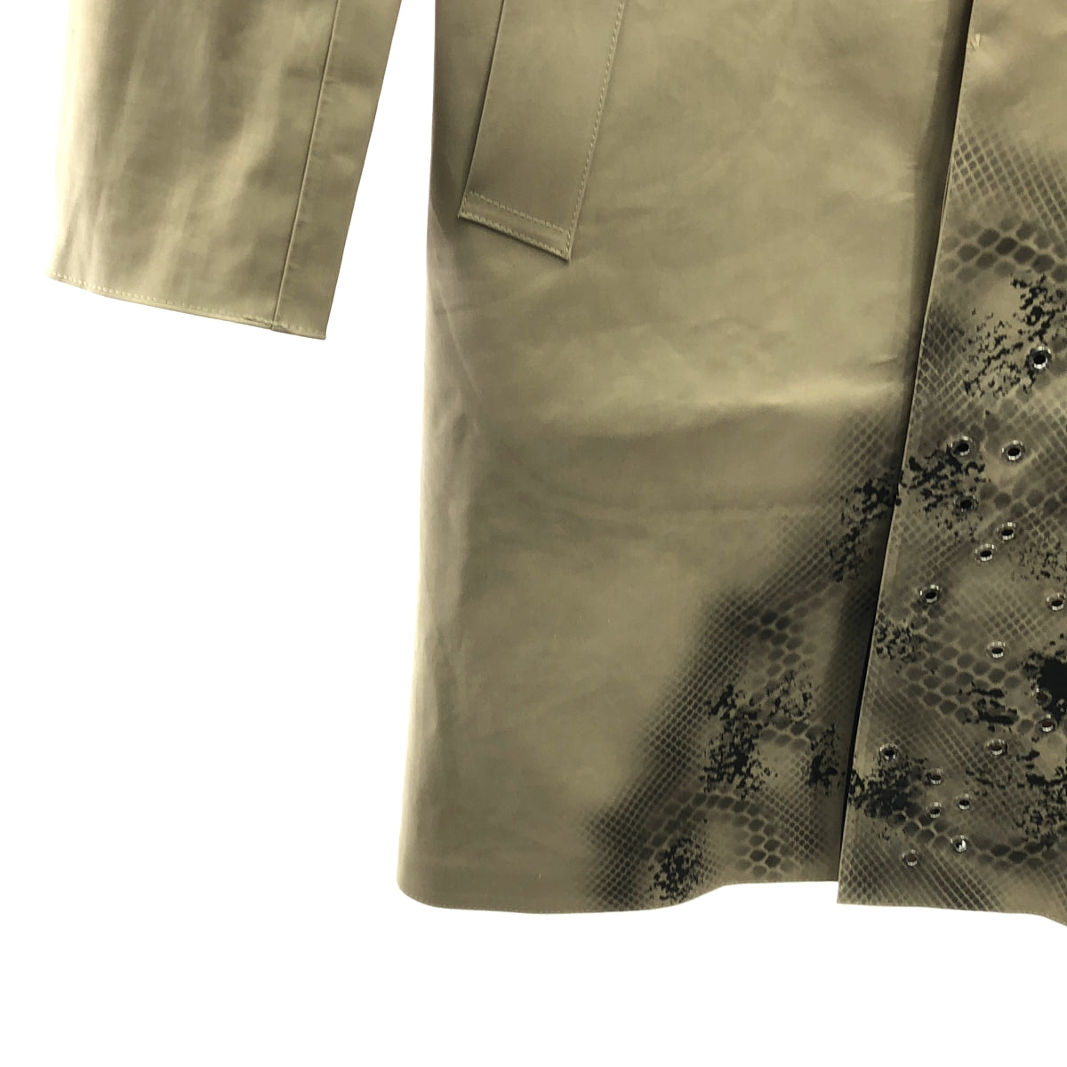 1017 ALYX 9SM / 알릭스 | × MACKINTOSH / COAT EYELET AND CAMO TREATMENT 스텐칼라 코트 | L | 남성