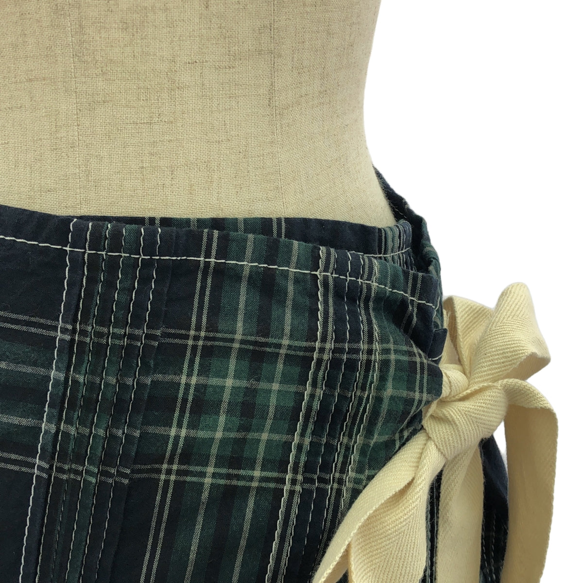 tricot COMME des GARCONS / トリココムデギャルソン | 2011SS | 製品洗い チェック ラップスカート | S | レディース