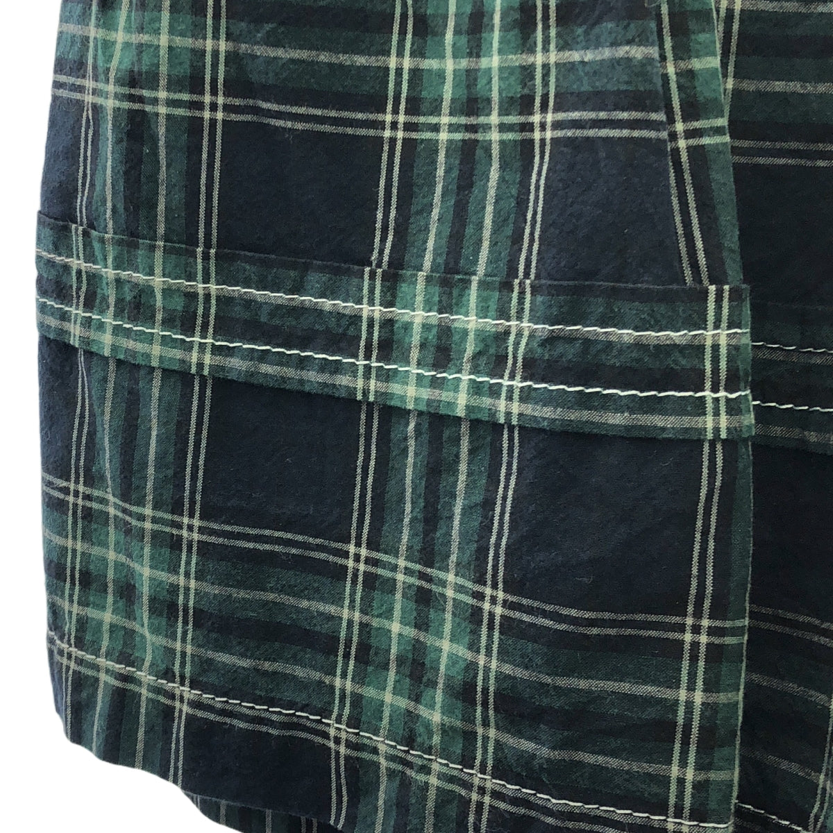 tricot COMME des GARCONS / トリココムデギャルソン | 2011SS | 製品洗い チェック ラップスカート | S | レディース