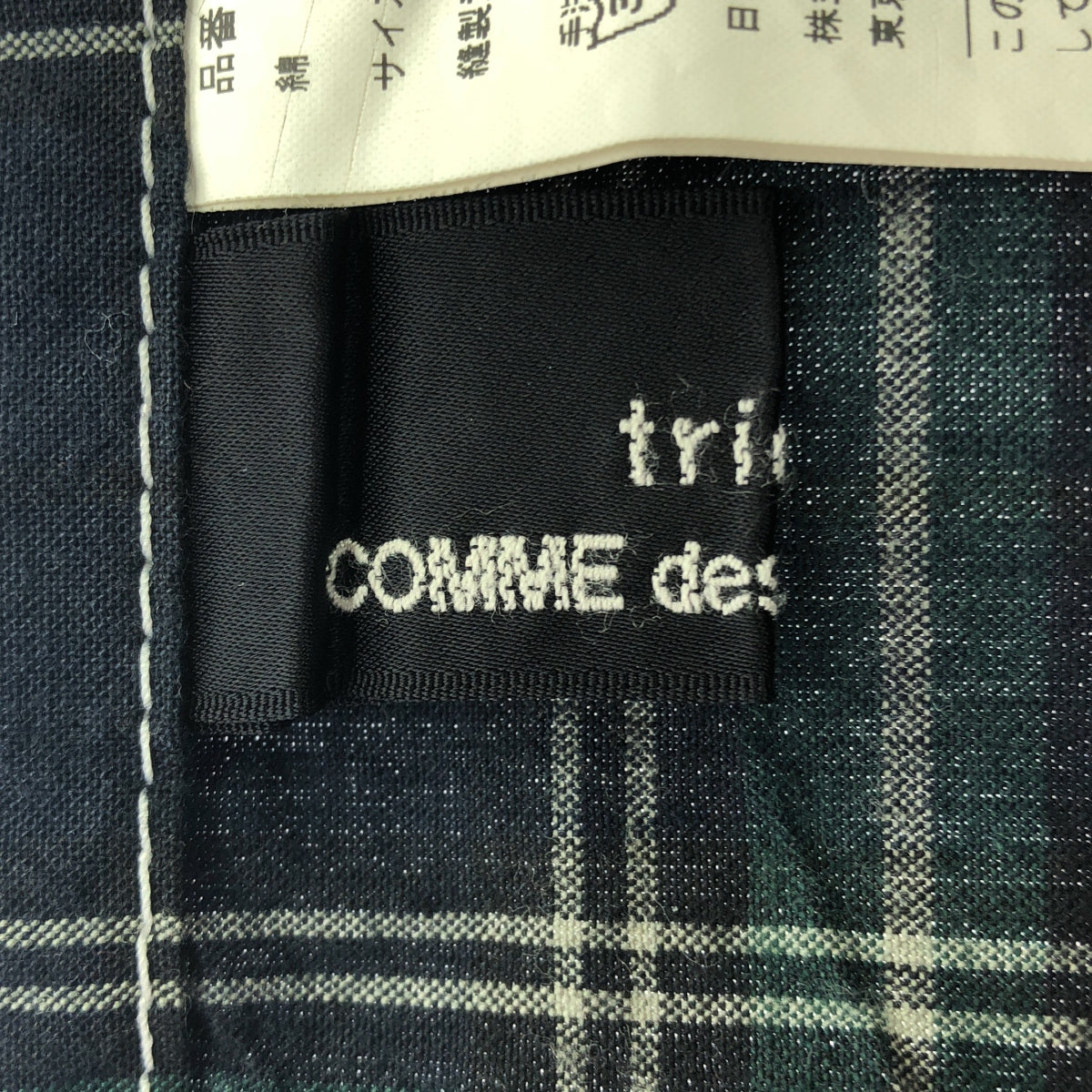 tricot COMME des GARCONS / トリココムデギャルソン | 2011SS | 製品洗い チェック ラップスカート | S | レディース
