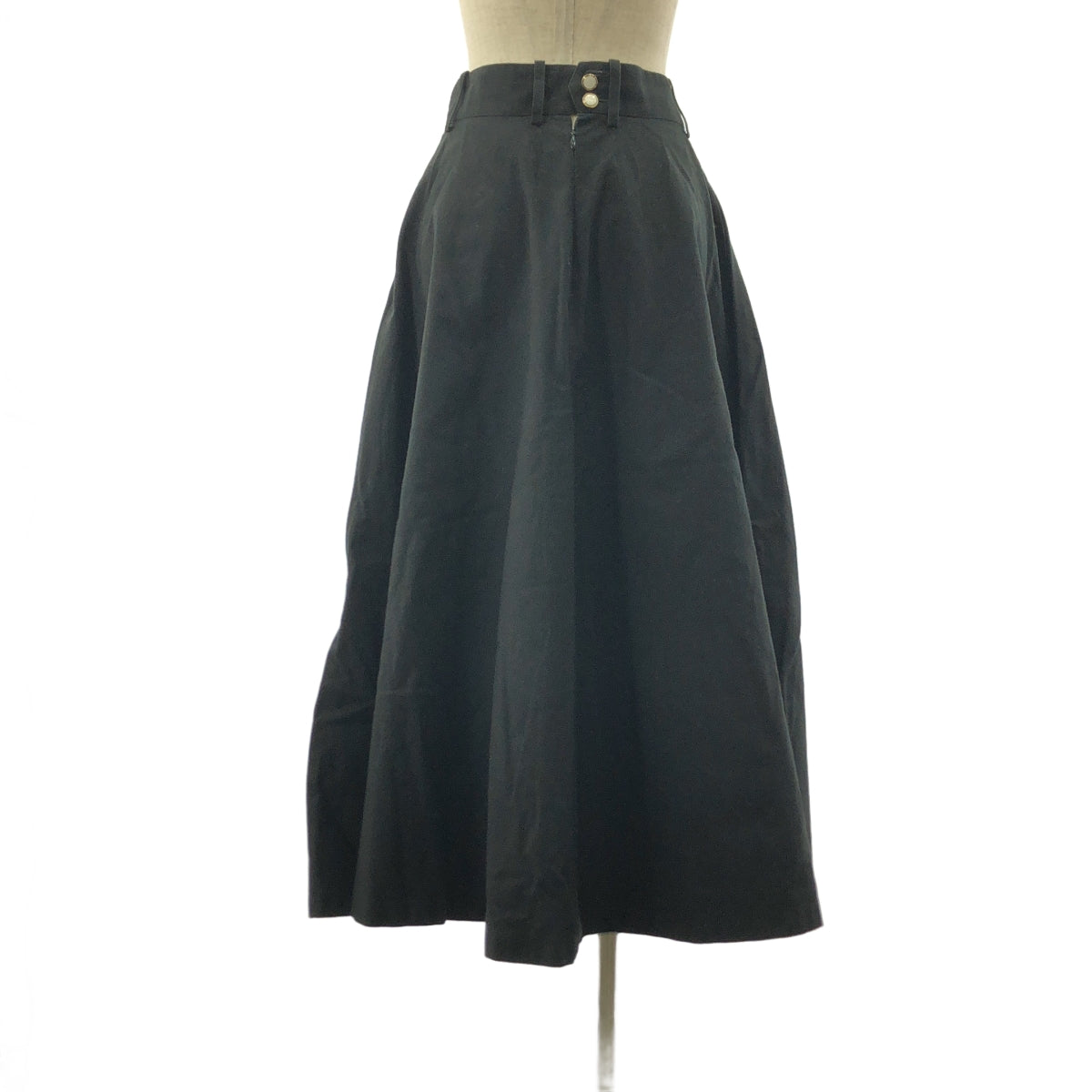 foufou / 푸후 | 【THE DRESS #27】 flare dress skirt 플레어 스커트 | 블랙 | 여성