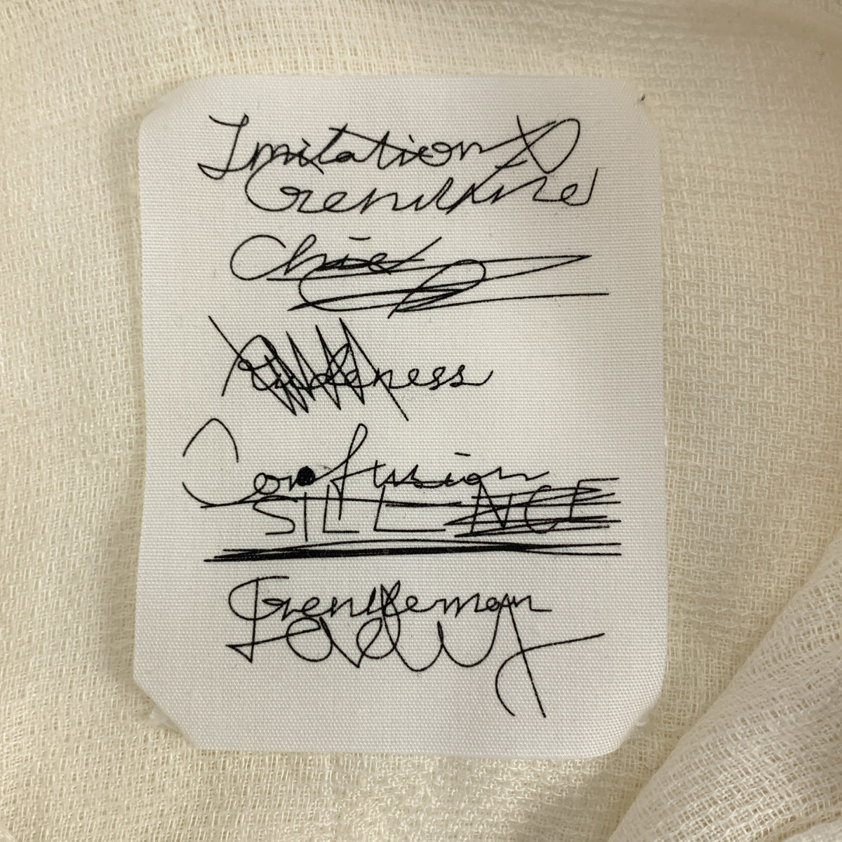 Chaos / 혼돈 | 린넨 오버 실루엣 CPO 셔츠 | F | 에크루 | 여성