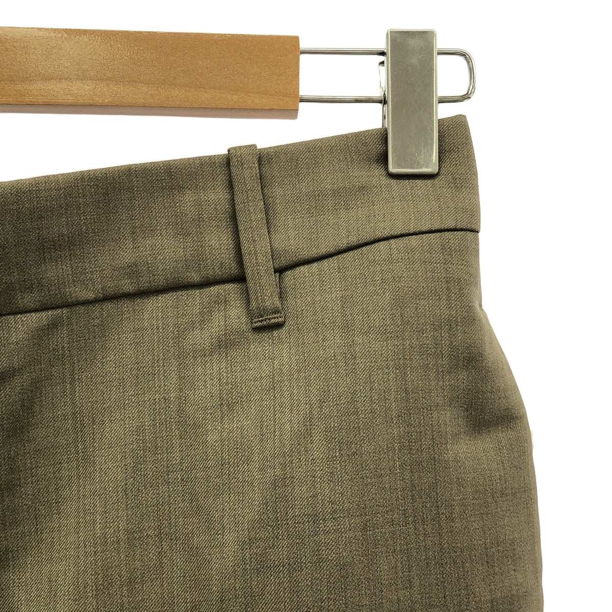 【美品】 MUSE de Deuxieme Classe / ミューズドゥーズィーエムクラス | 2024AW | 【 GOLDEN GOOSE / ゴールデングース 】LIGHT WOOL RELAXED / スラックス パンツ | 38 | ベージュ | レディース
