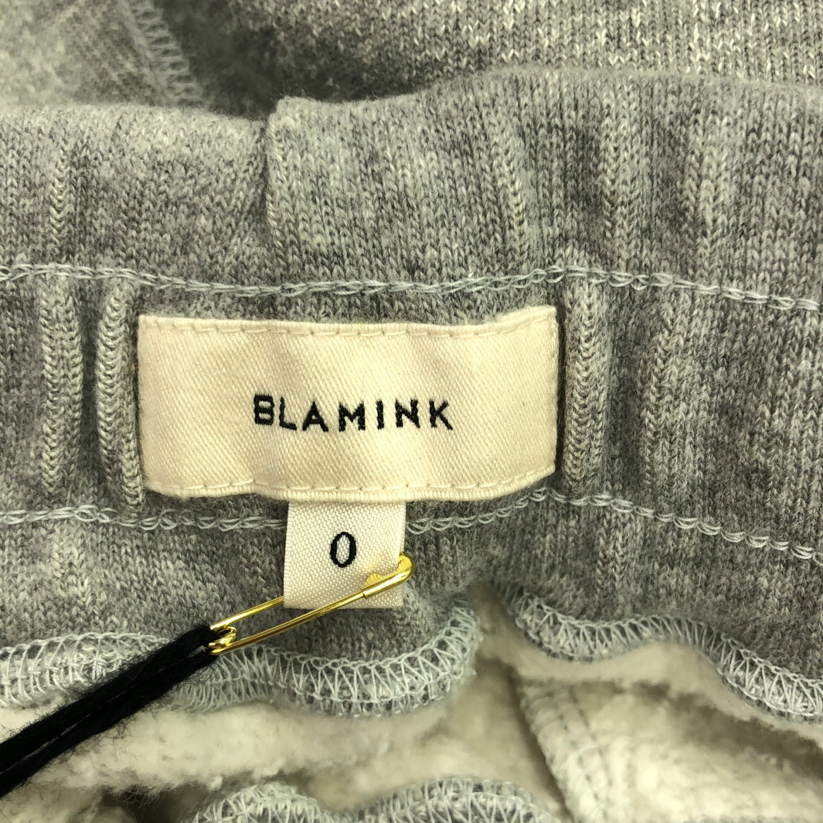 BLAMINK / 브라밍크 | 원포인트 로고 드로스트링 스웨트 트리우라케 팬츠 | 0 | 여성