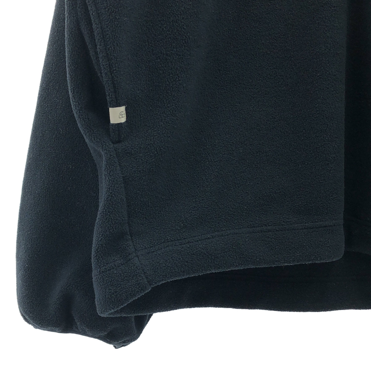 ETRE TOKYO / 에트레 도쿄 | 드로스트 헴 에코 플리스 하프 Zip 풀오버 | F | 네이비