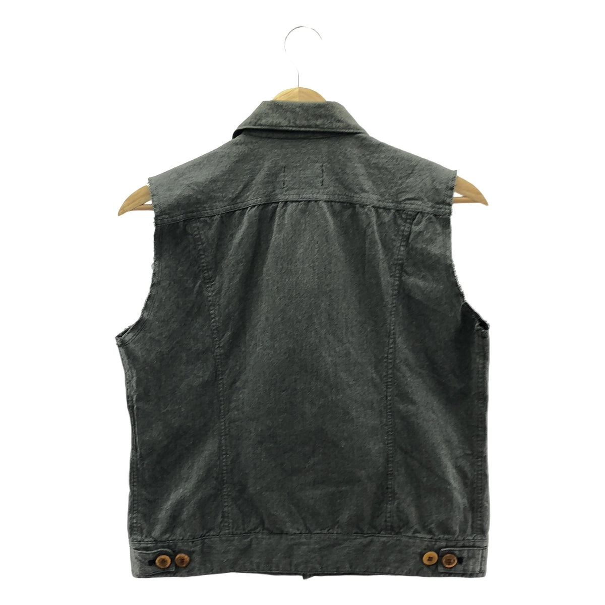 robe de chambre COMME des GARCONS | 2003SS | Product dyed, cut cotton blend vest | M | Women's