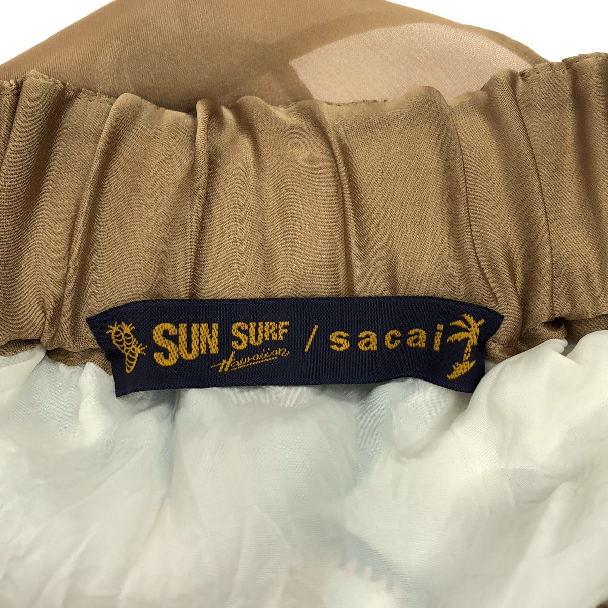 sacai / サカイ | × SUN SURF プリント アシンメトリースカート | 2 | レディース