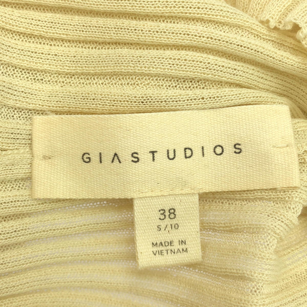 GIA STUDIOS / ジア ストゥディオス | リブ オフショルダーニット | 38 | レディース