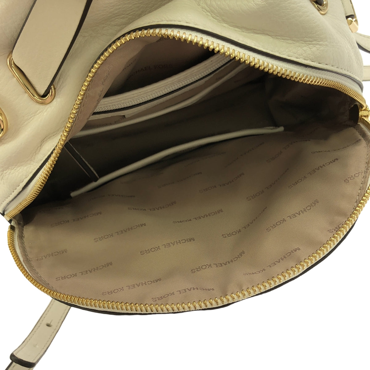 MICHAEL KORS / マイケルコース | フラワー デザイン ミニリュック バックパック | ホワイト | レディース