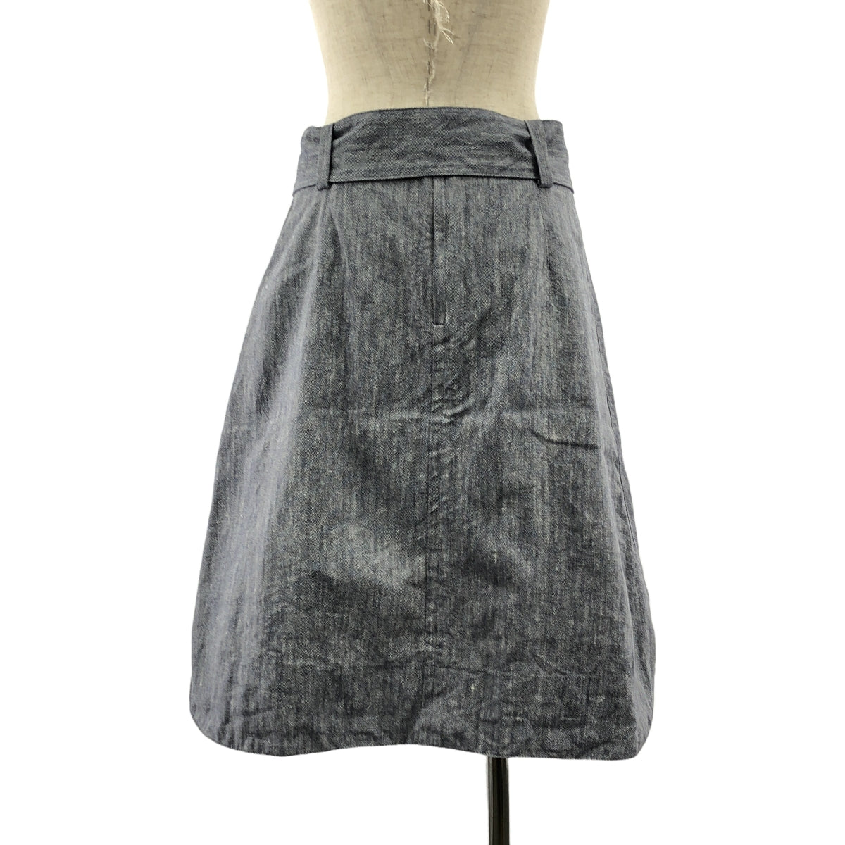 Drawer | Linen blend cotton round skirt | Size 36 | Women's