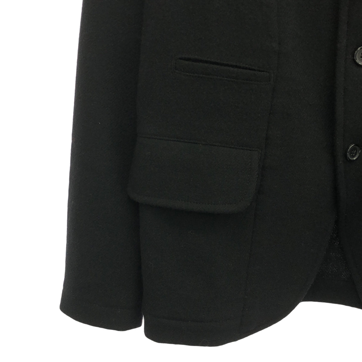 COMME des GARCONS SHIRT / コムデギャルソンシャツ | 2021AW | WOOL BLAZER ピークドラペル ウール 3B テーラードジャケット | S | メンズ