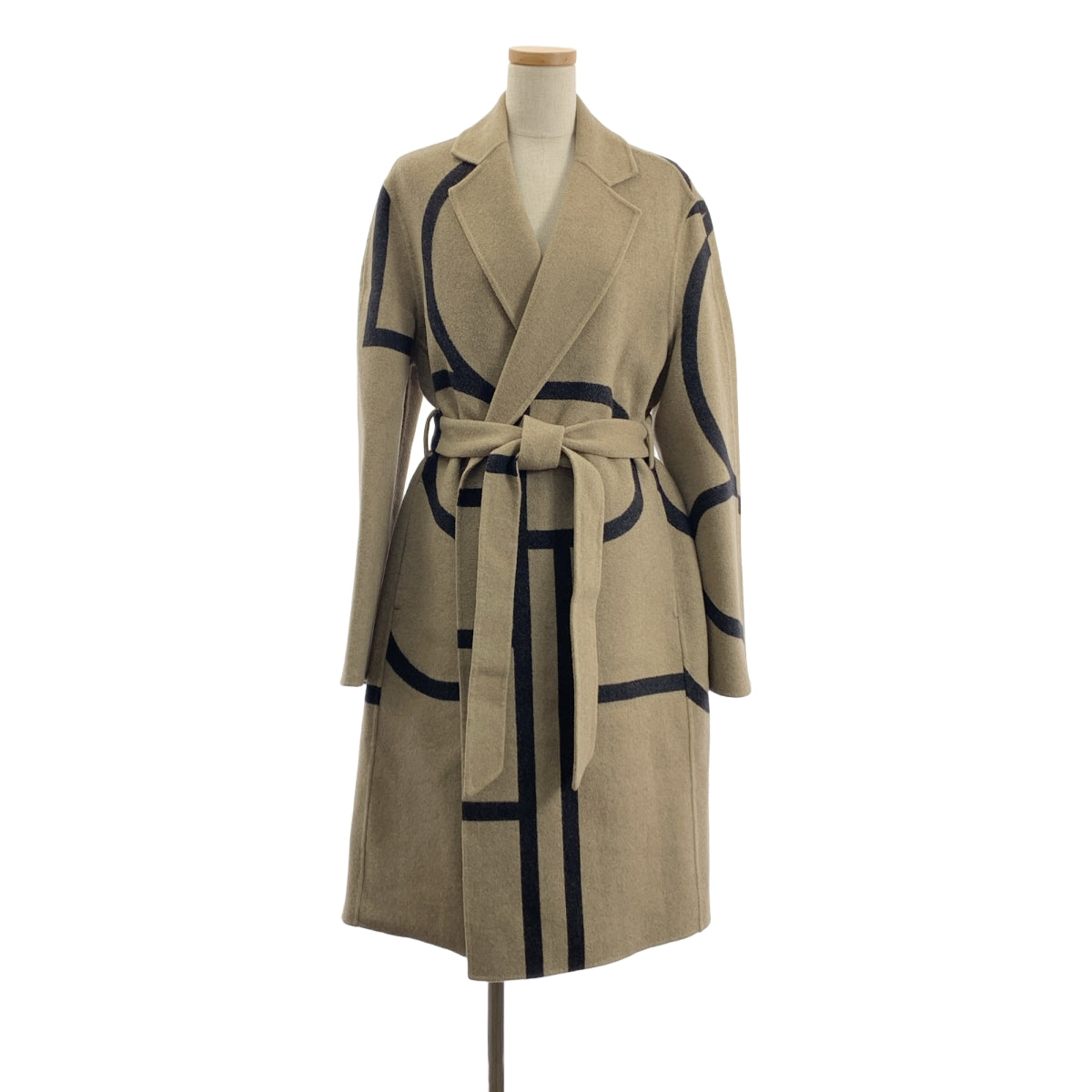 JOSEPH / 조셉 | LOGO COAT WOOL 울 로고 롱 코트 | 38 | 여성
