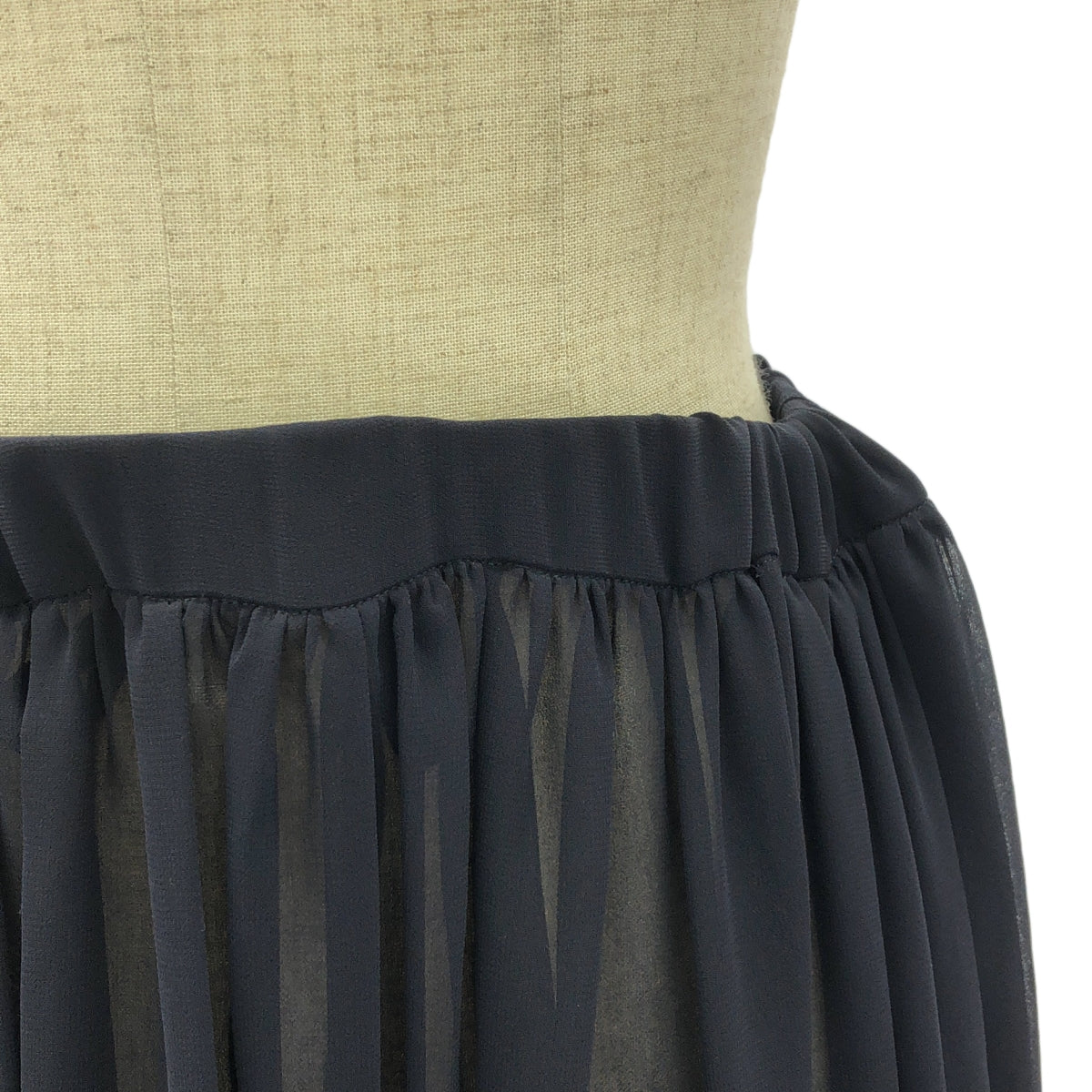 COMME des GARCONS GIRL | 2015SS | 透視荷葉邊長款休閒裙 | S | 女款