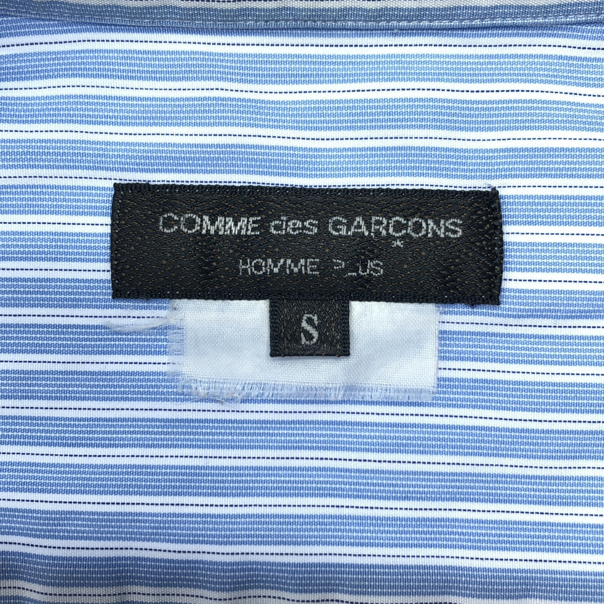 COMME des GARCONS HOMME PLUS | 2006秋冬 |壞男孩/HENRYK TOMASZEWSKI 條紋襯衫| S |男士