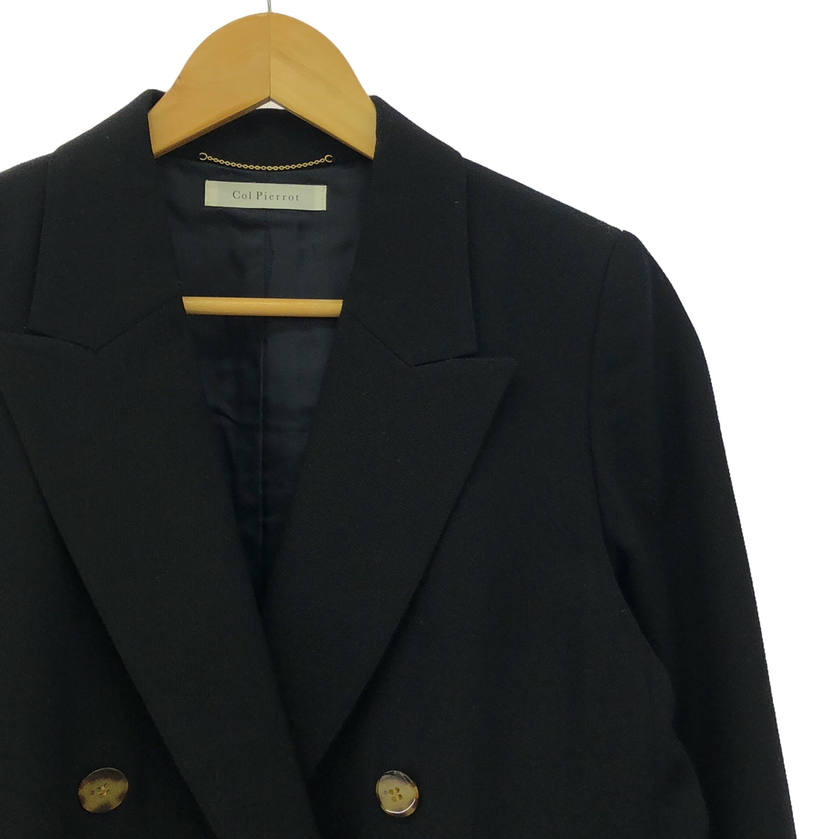 【美品】  MUSE de Deuxieme Classe / ミューズドゥーズィーエムクラス | 2022AW | 【 Col Pierrot / コルピエロ 】OVER ジャケット / 総裏地 | 38 | ダークネイビー | レディース