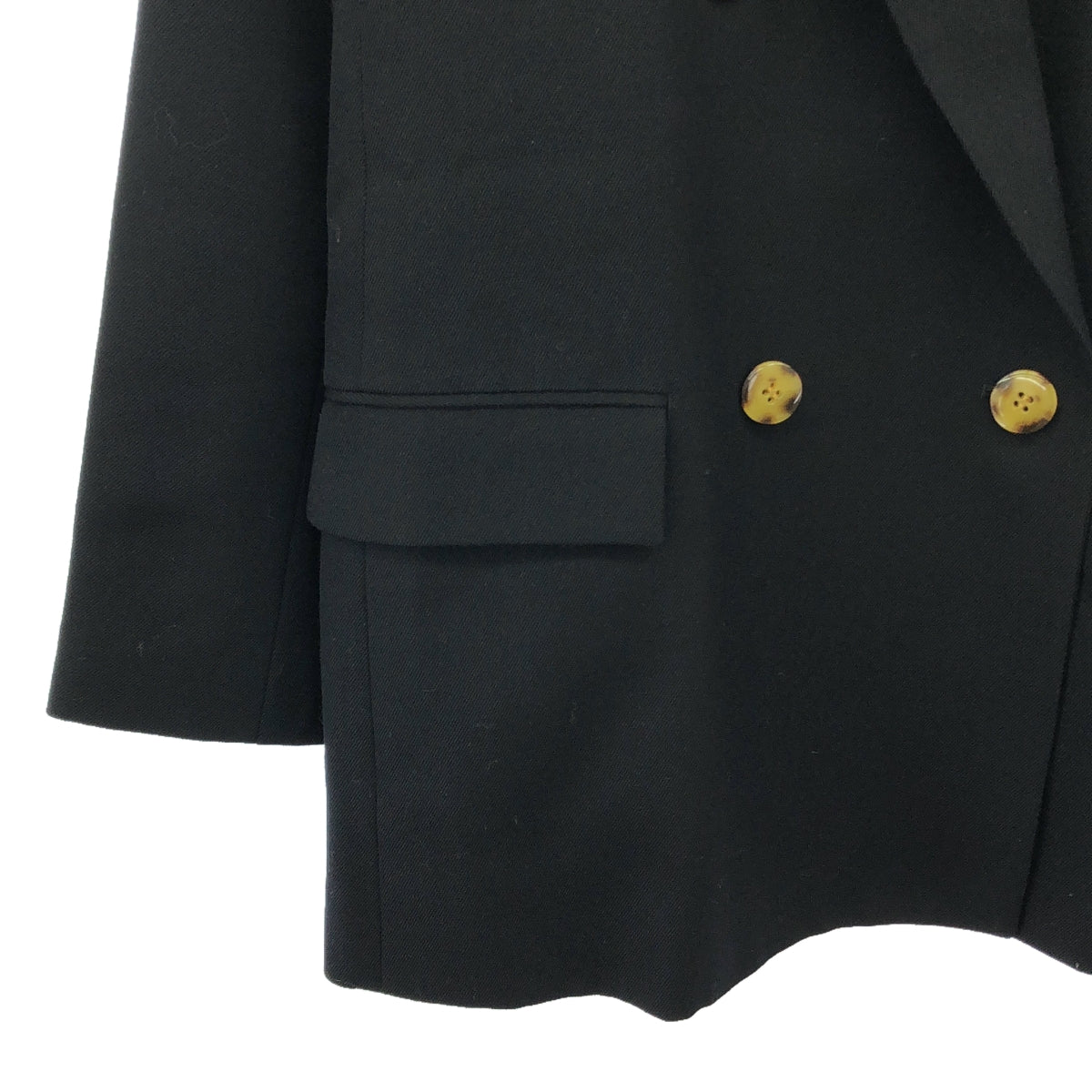 【美品】  MUSE de Deuxieme Classe / ミューズドゥーズィーエムクラス | 2022AW | 【 Col Pierrot / コルピエロ 】OVER ジャケット / 総裏地 | 38 | ダークネイビー | レディース