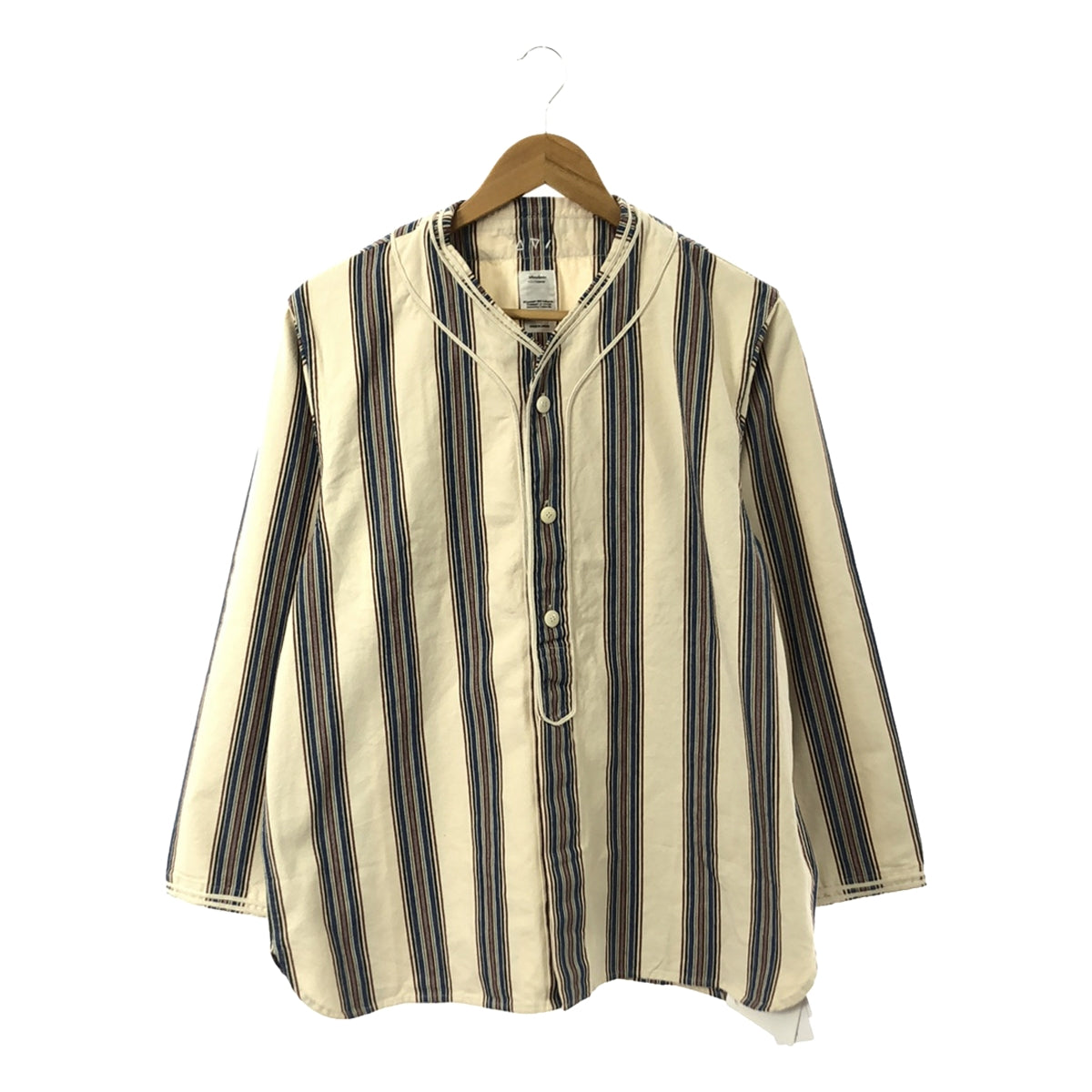 美品】 visvim / ビズビム | DUGOUT SHIRT L/S / ダグアウト ベースボール シャツ | 3 | エクリュ | – KLD