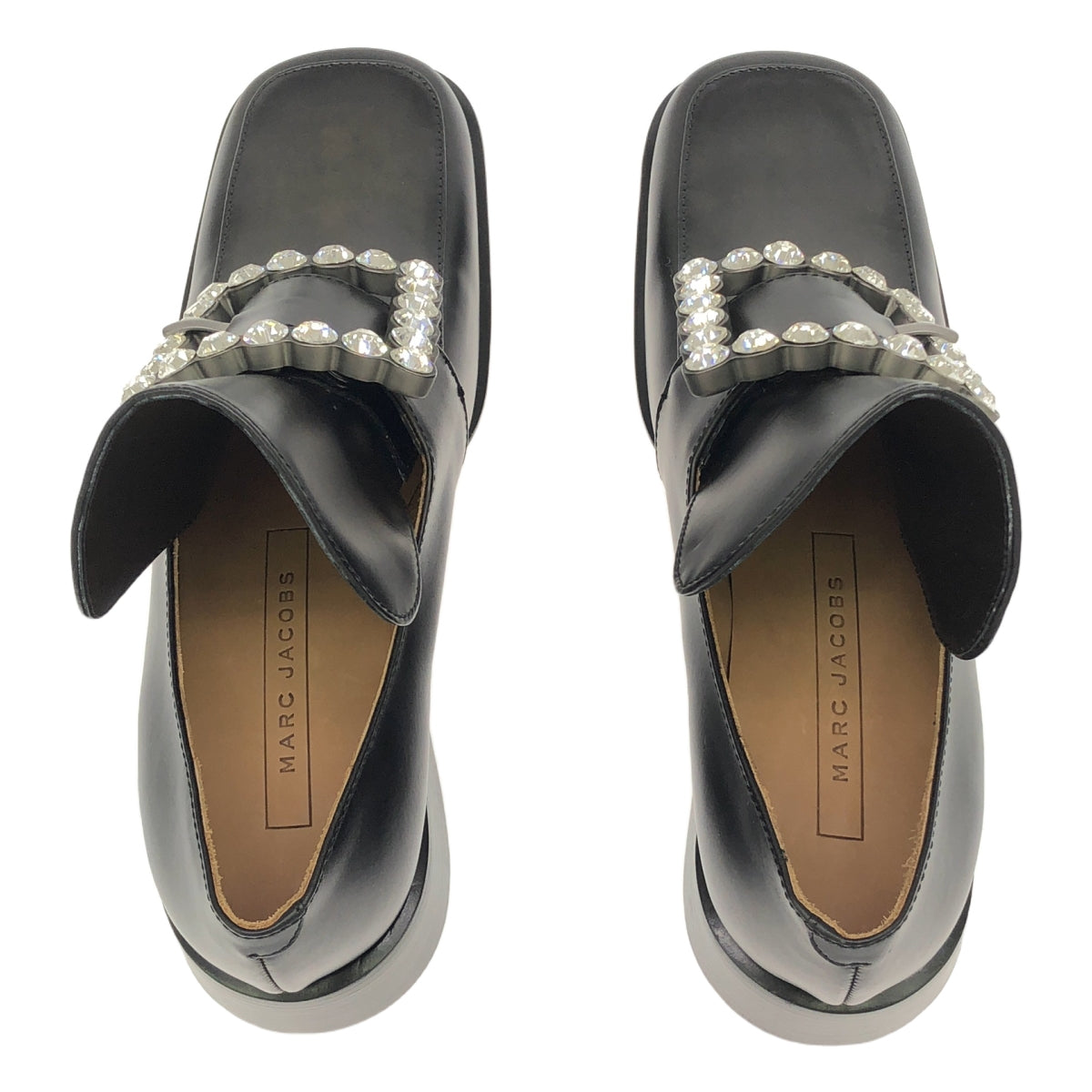 MARC JACOBS | Calf leather bejeweled pumps | 36 1/2 | Women's