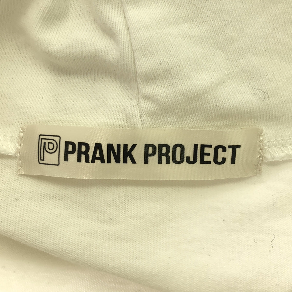 PRANK PROJECT / プランクプロジェクト | Hooded Long Sleeve Tee / ダメージ加工 ロゴ スリーブ カットソー フーディ | F | レディース