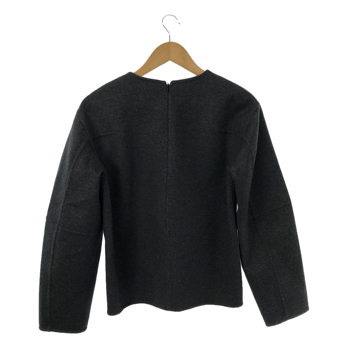 CELINE / セリーヌ | フィービー期 カシミヤブレンド クルーネック ニット | 34 | グレー | レディース