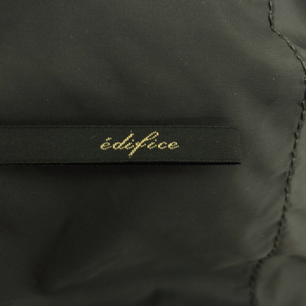 EDIFICE | No-collar nylon flight jacket | 46 | Men's