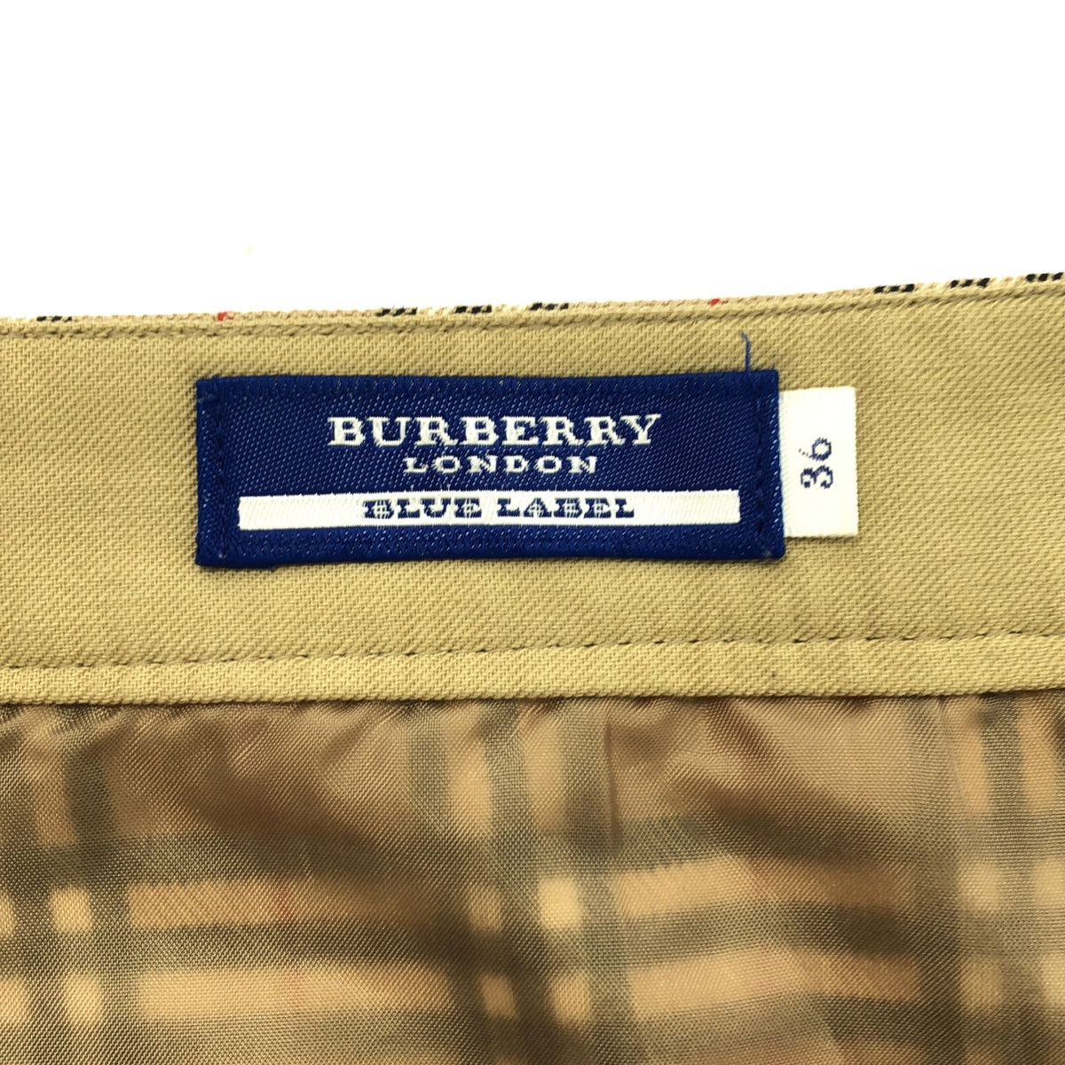 BURBERRY BLUE LABEL / バーバリーブルーレーベル | ノバチェック ミニスカート | 36 | レディース