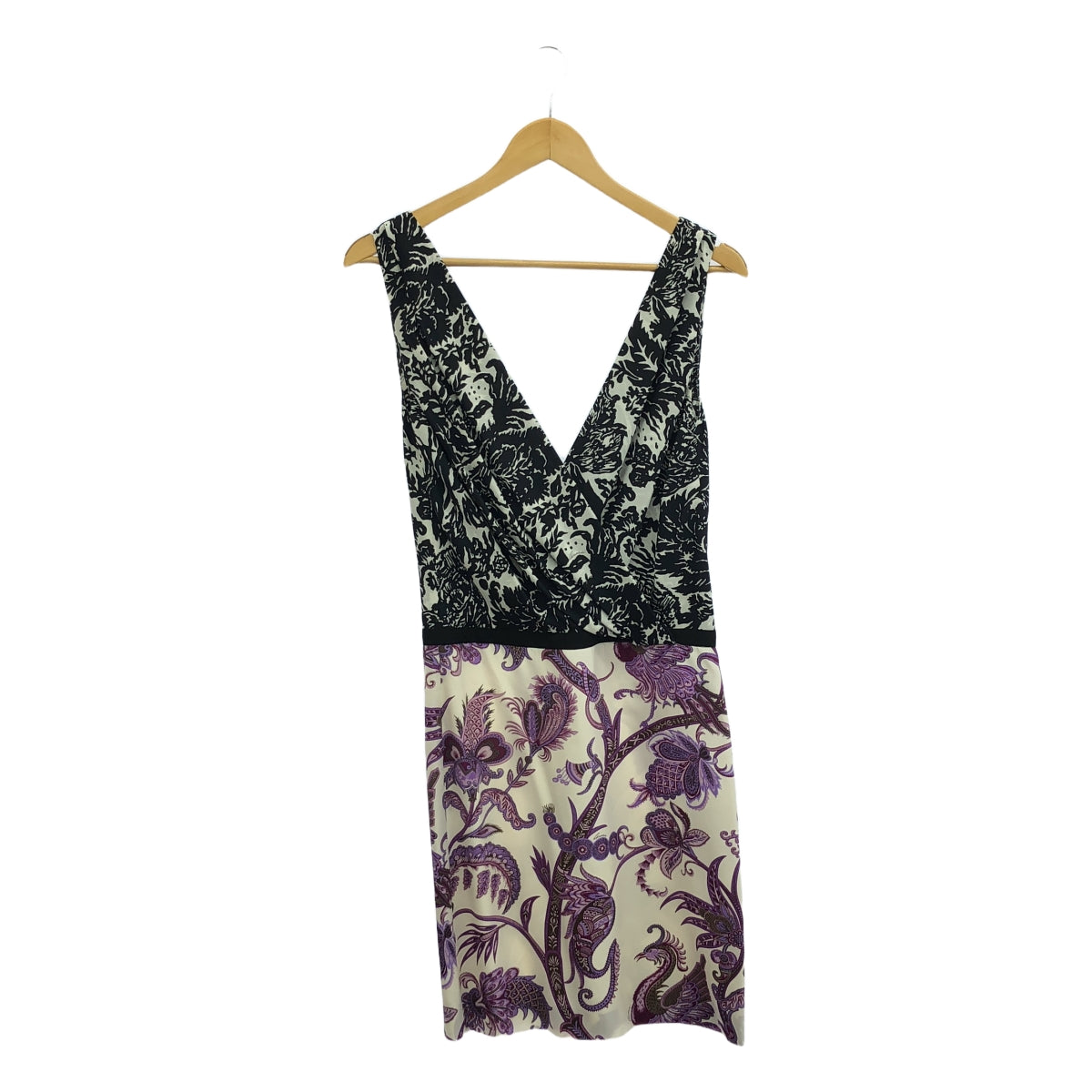 GUCCI | Silk all-over print dress / fully lined | 38 | Women's