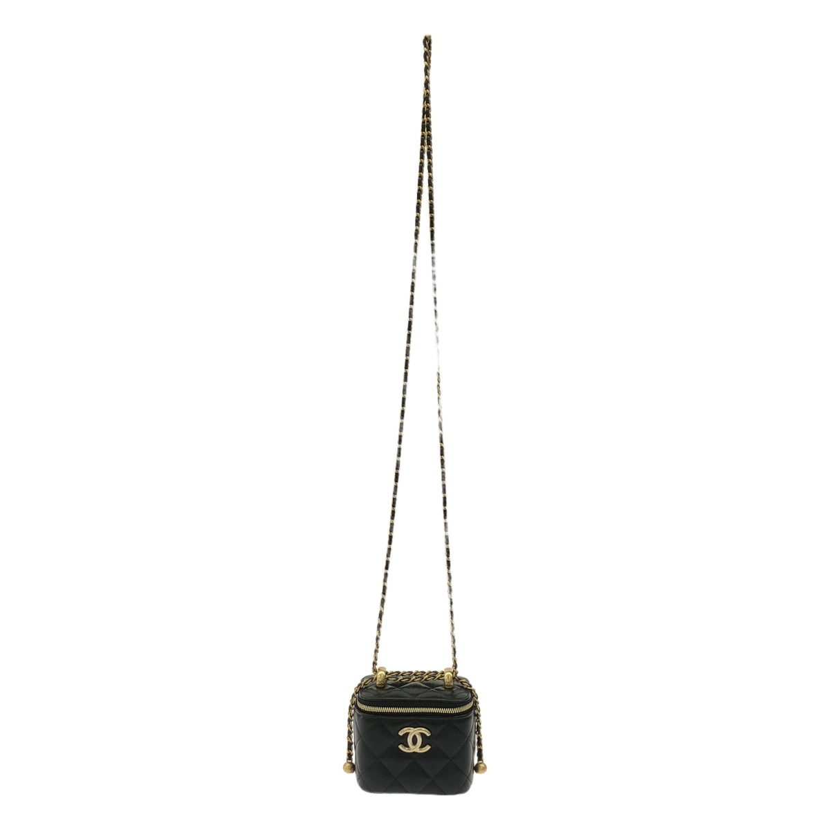 CHANEL / Chanel | AP2292 Coco Mark Matelasse Lambskin Vanity Chain Pouch Shoulder Bag 32 series |