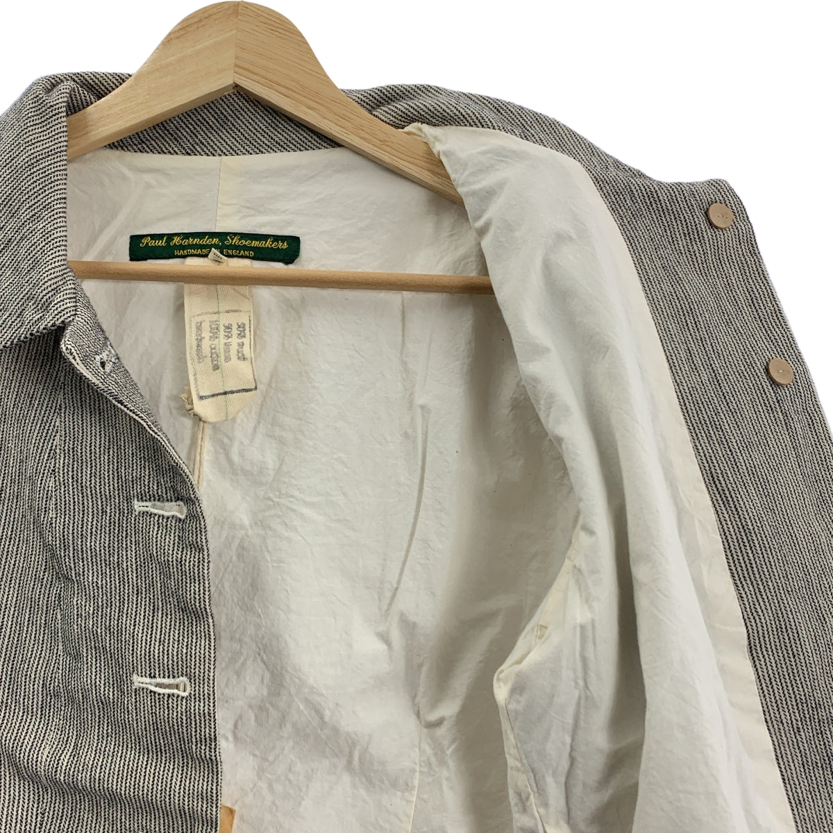 【미품】 Paul Harnden / 폴 하덴 | Womens Potters / 싱글 브레스트 블레이저 재킷 | M | Black + White | 여성
