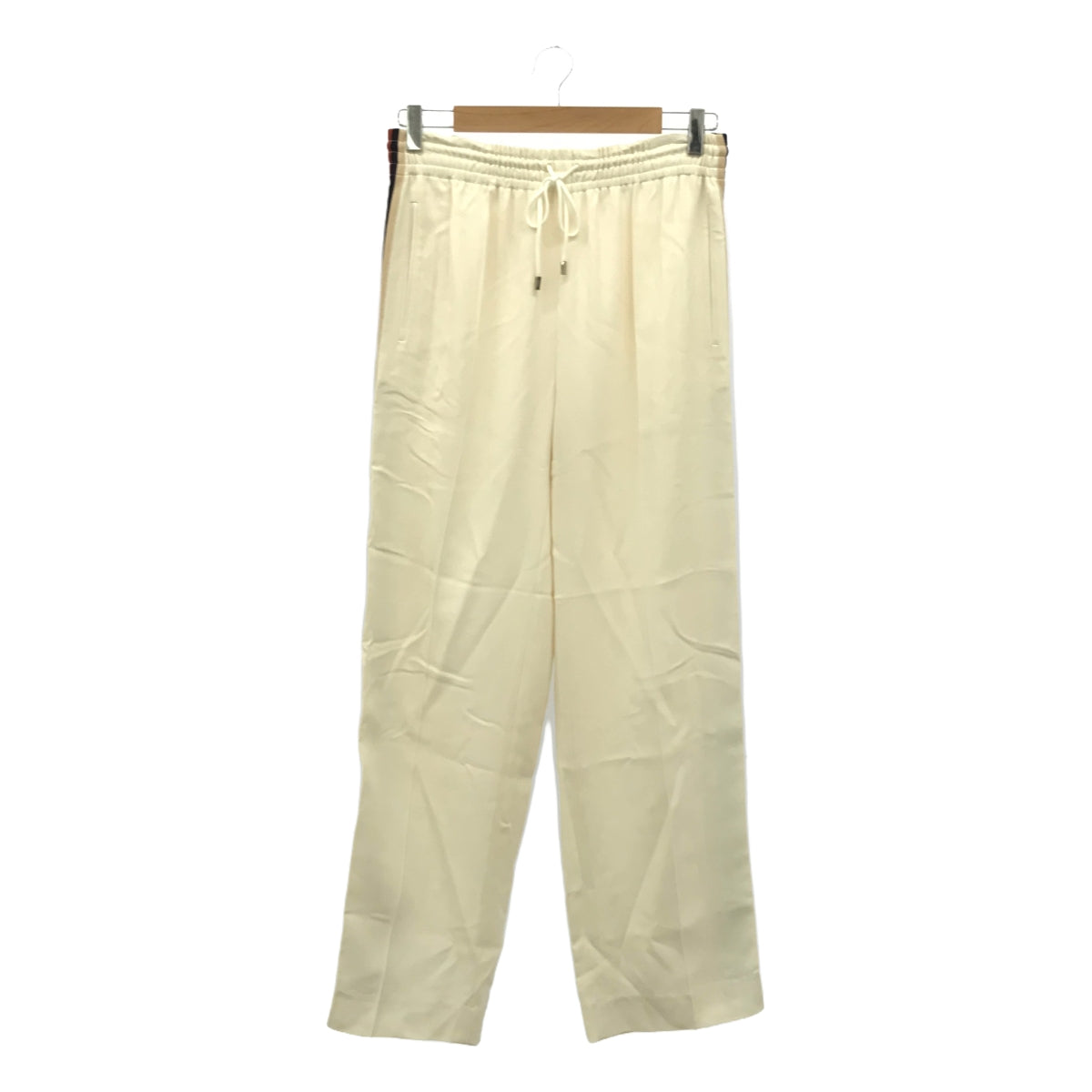 【美品】  Chloe / クロエ | シルク混 サイドライン イージーパンツ | 36 | ベージュ | レディース