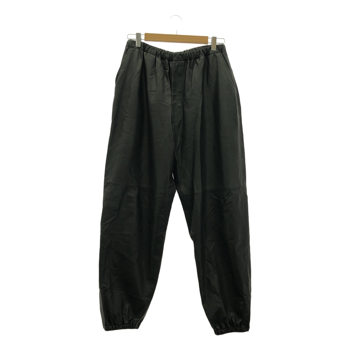 COMOLI | 2023AW | Drawstring hem zip sheepskin training pants / Y03-03014 | 2 | Men's