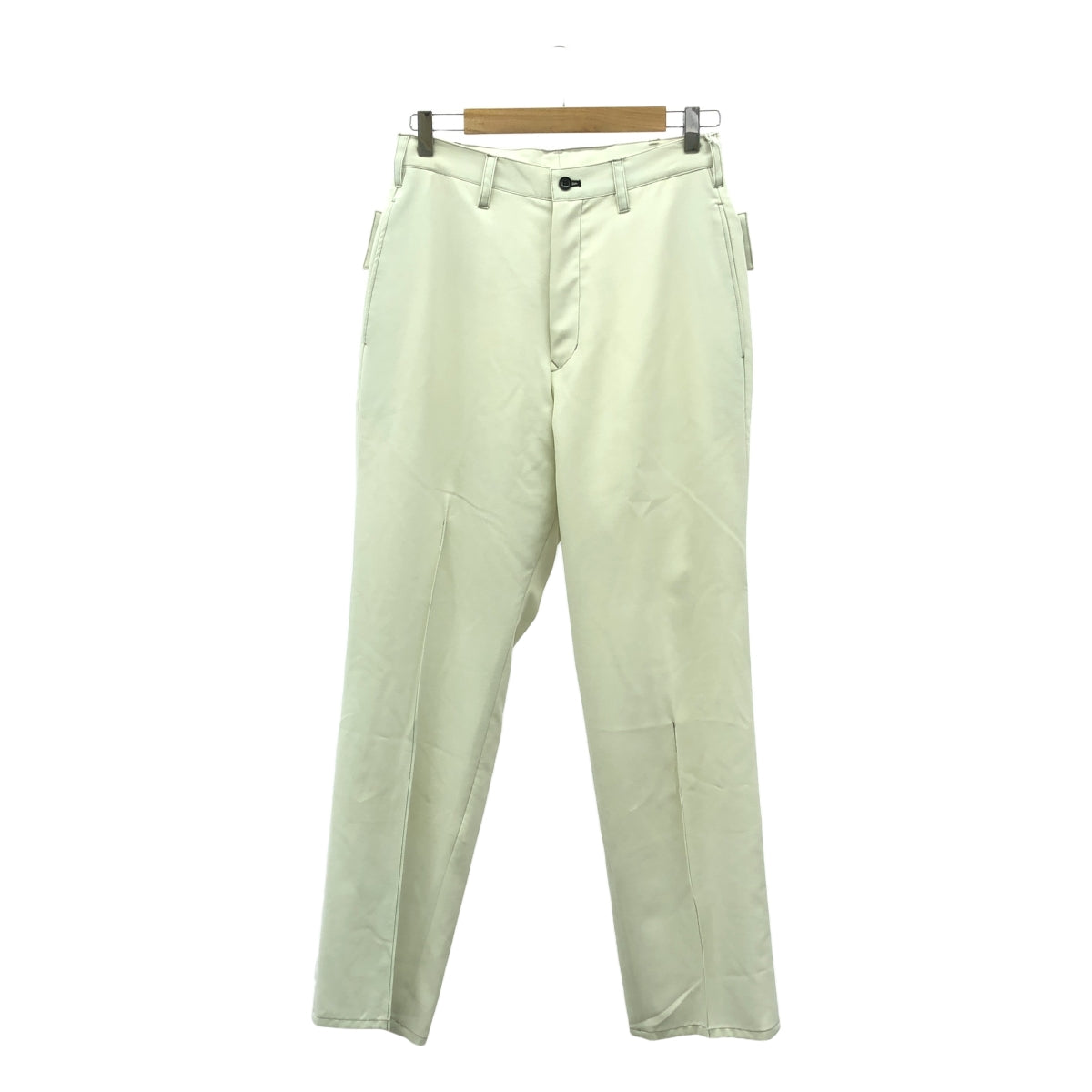 【美品】  sulvam / サルバム | 2024SS | つまみ センタープレス パンツ | S | ホワイト | メンズ