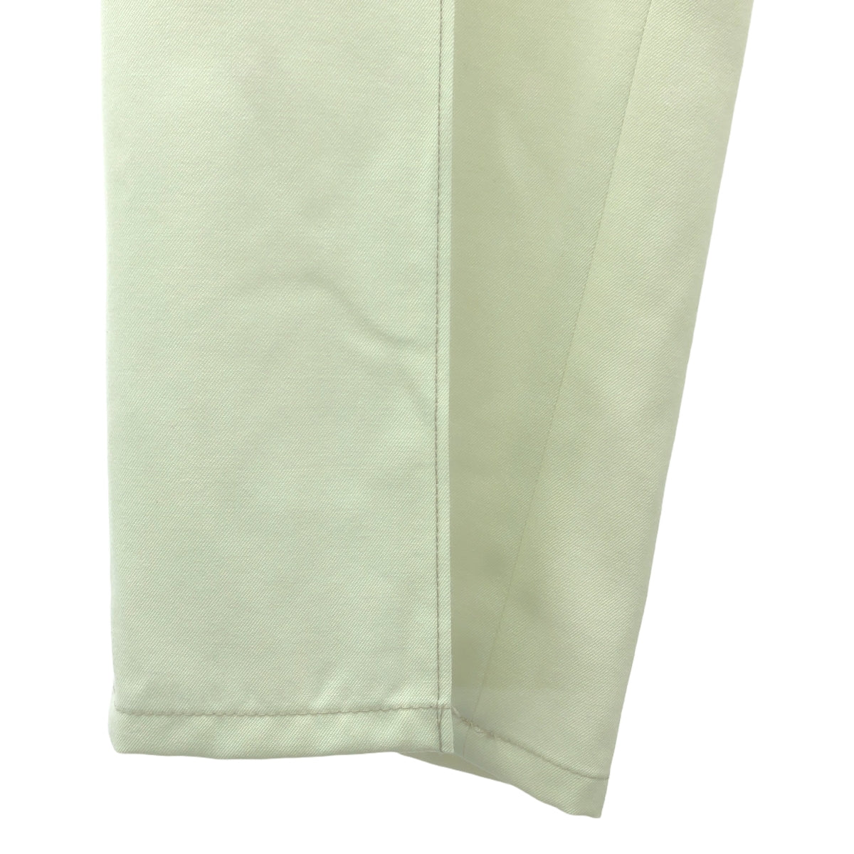 【美品】  sulvam / サルバム | 2024SS | つまみ センタープレス パンツ | S | ホワイト | メンズ