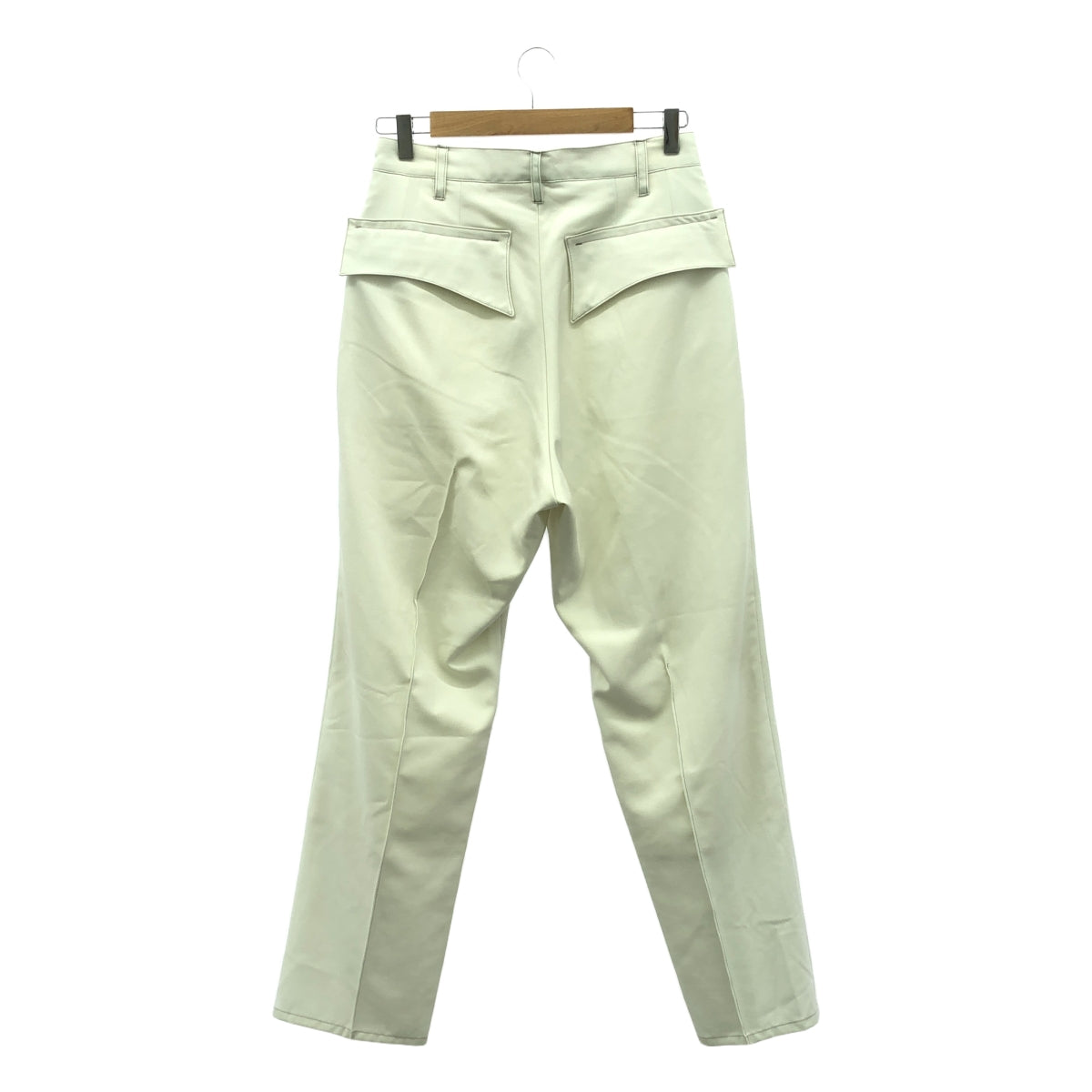 【美品】  sulvam / サルバム | 2024SS | つまみ センタープレス パンツ | S | ホワイト | メンズ